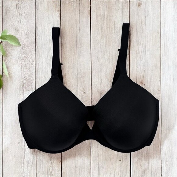 Natori Underwire Bra 36DD Black Full Coverage Support Everyday Comfort - Picture 1 of 7